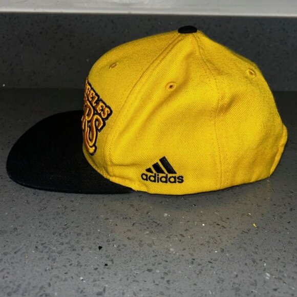 Los Angeles Lakers NBA Adidas Yellow Adjustable Strapback Hat One Size Fits All - Picture 2 of 8